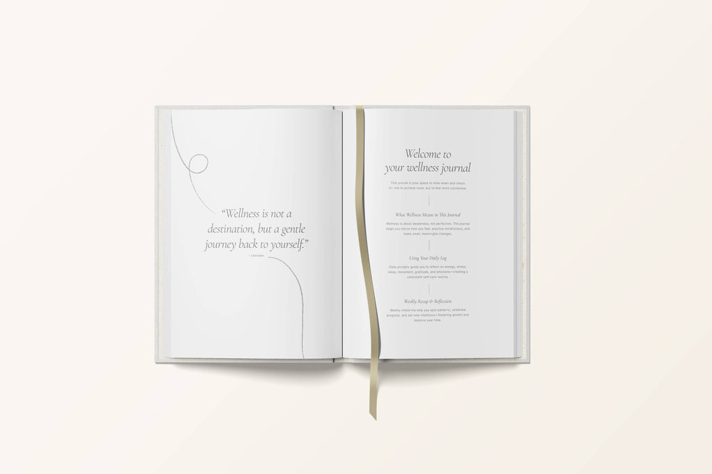 Yop & Tom Undated Wellness Journal - Body, Mind, Soul