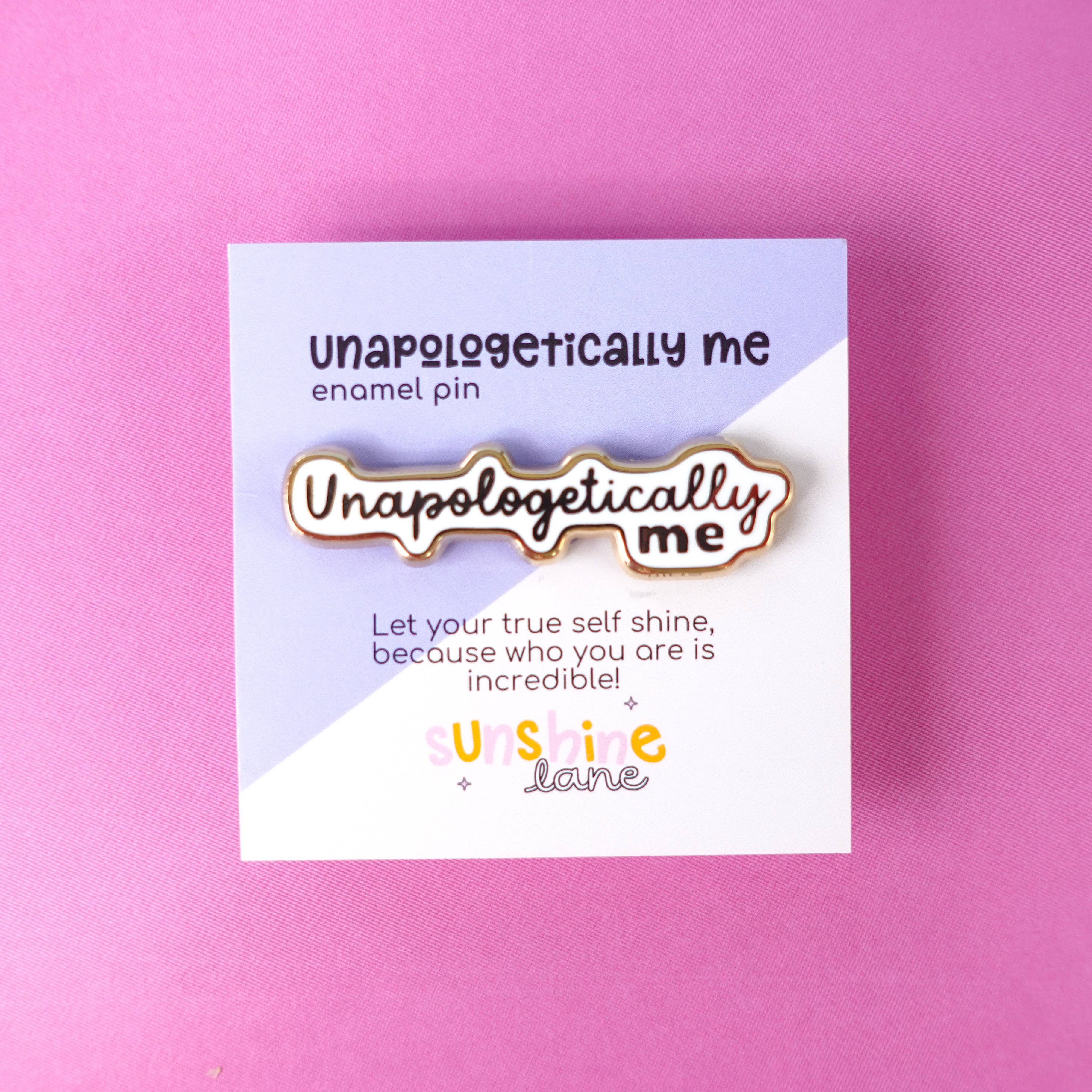 Sunshine Lane Enamel Pin - Unapologetically Me