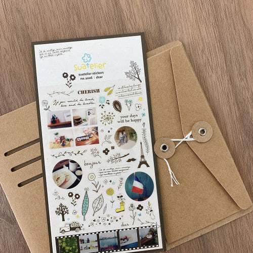 Suatelier Daily Deco Stickers Dear (1006)