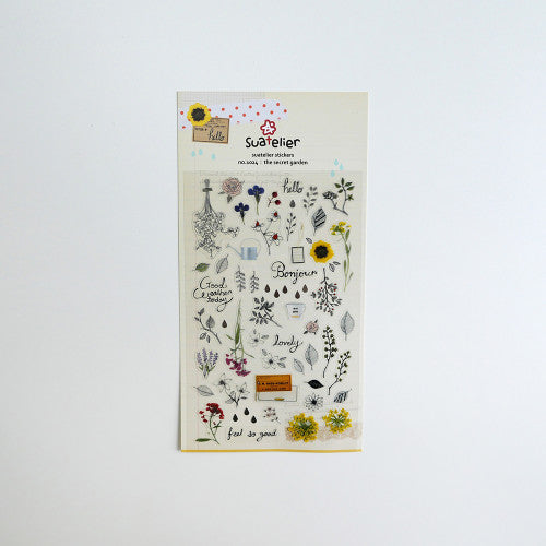 Suatelier Daily Deco Stickers The Secret Garden (1024)