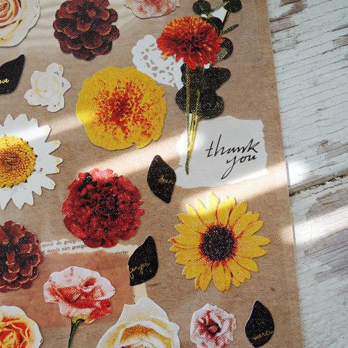 Suatelier Daily Deco Stickers Flower Dance (1044)