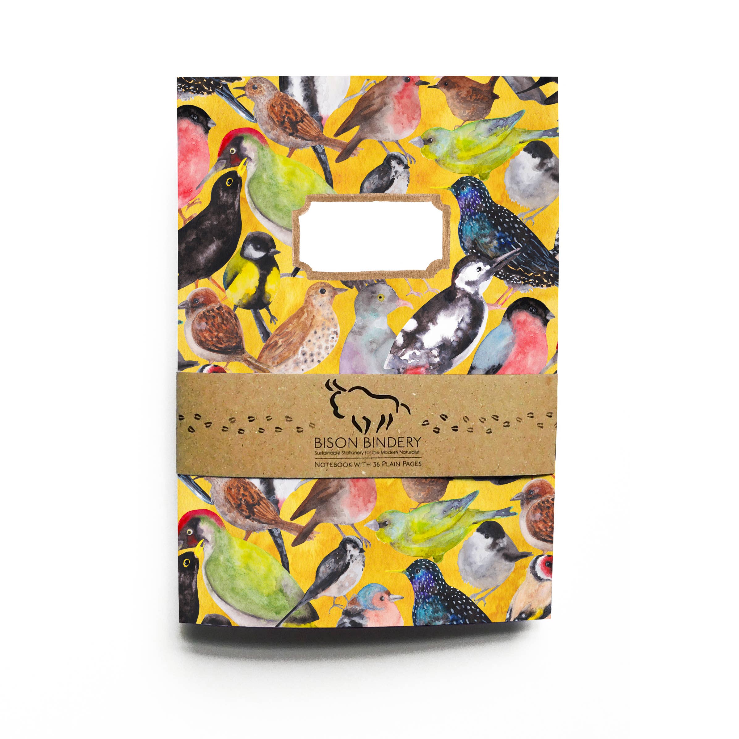 Bison Bindery A5 Recycled Blank Notebook