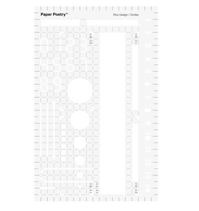Paper Poetry Stencil - Basics