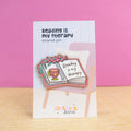 Sunshine Lane Enamel Pin - Reading Is My Therapy