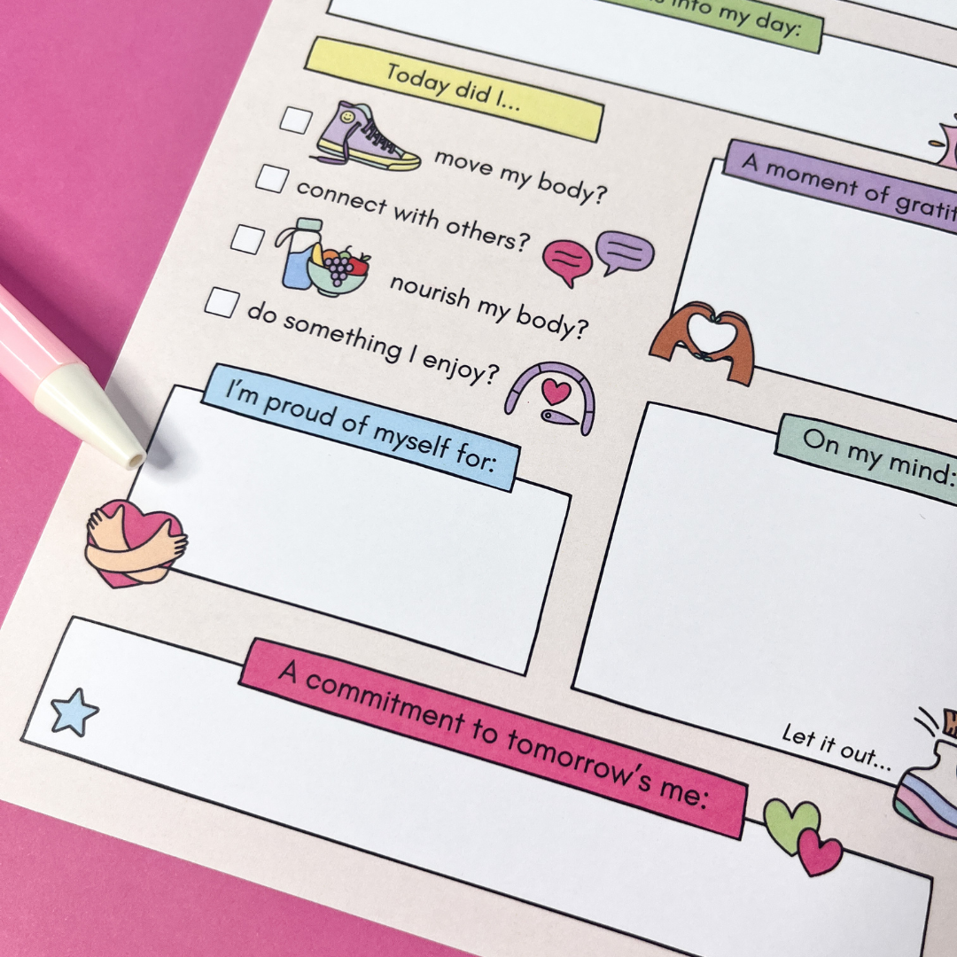 Sunshine Lane Daily Focus Notepad A5