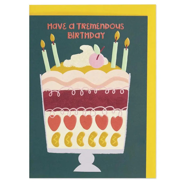 Raspberry Blossom - Have A Tremendous Birthday Card