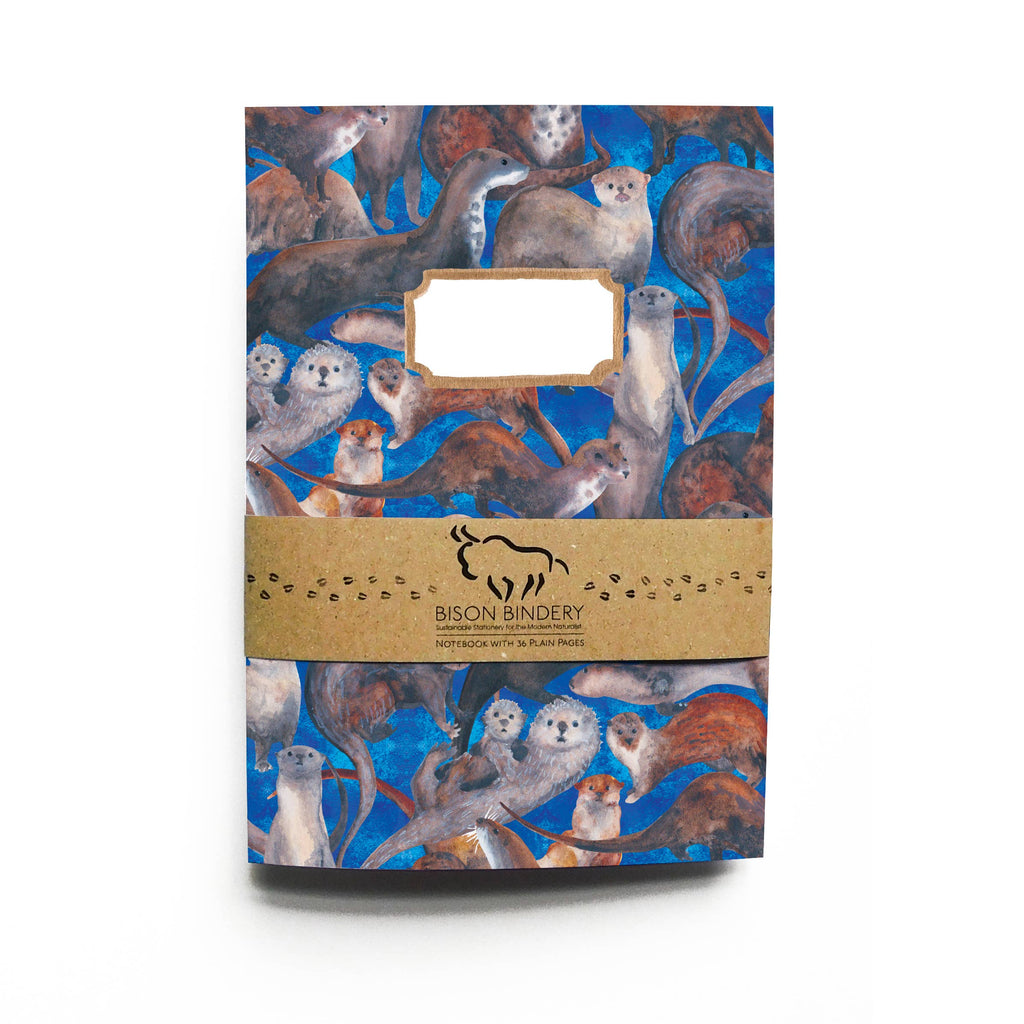 Bison Bindery A5 Recycled Blank Notebook