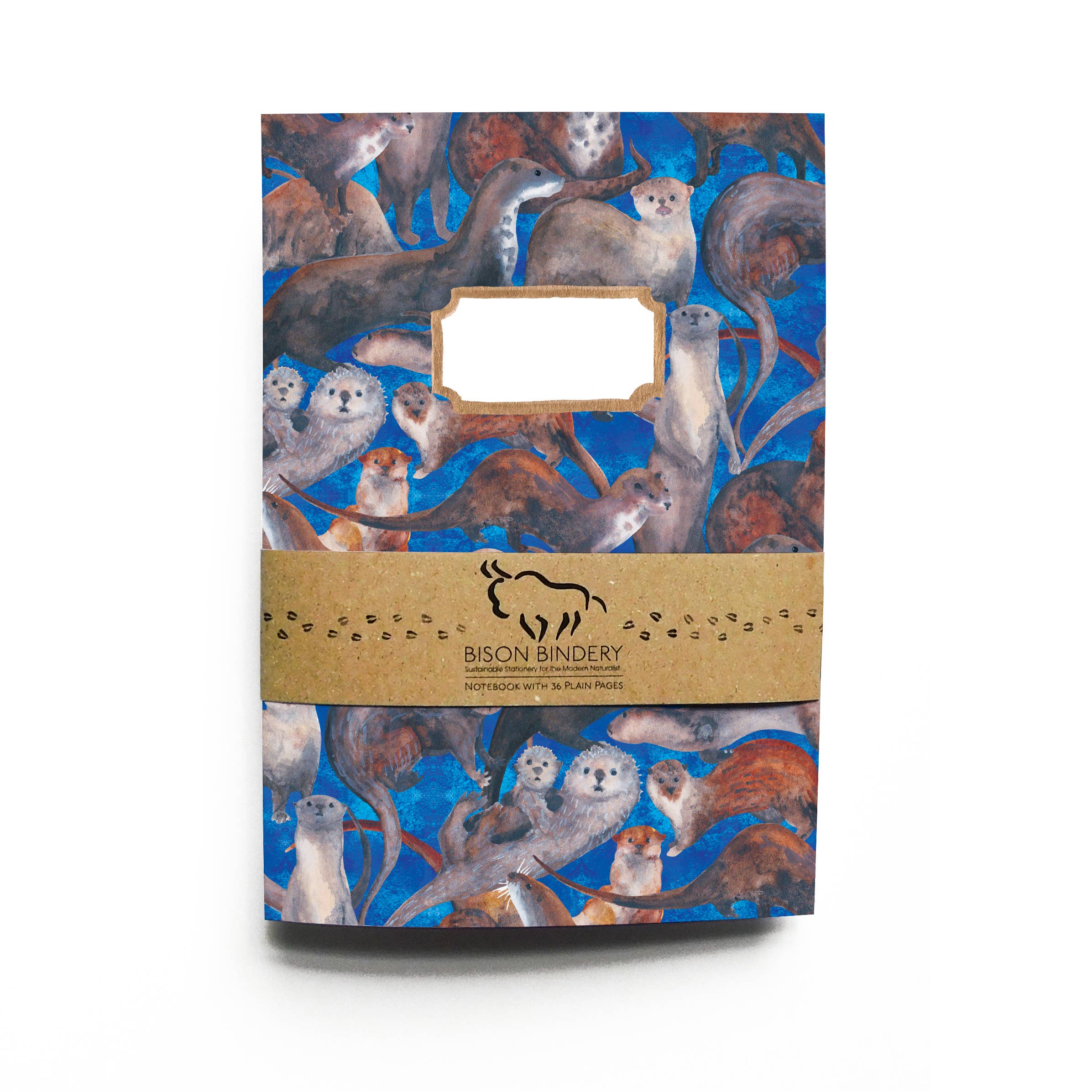 Bison Bindery A5 Recycled Blank Notebook