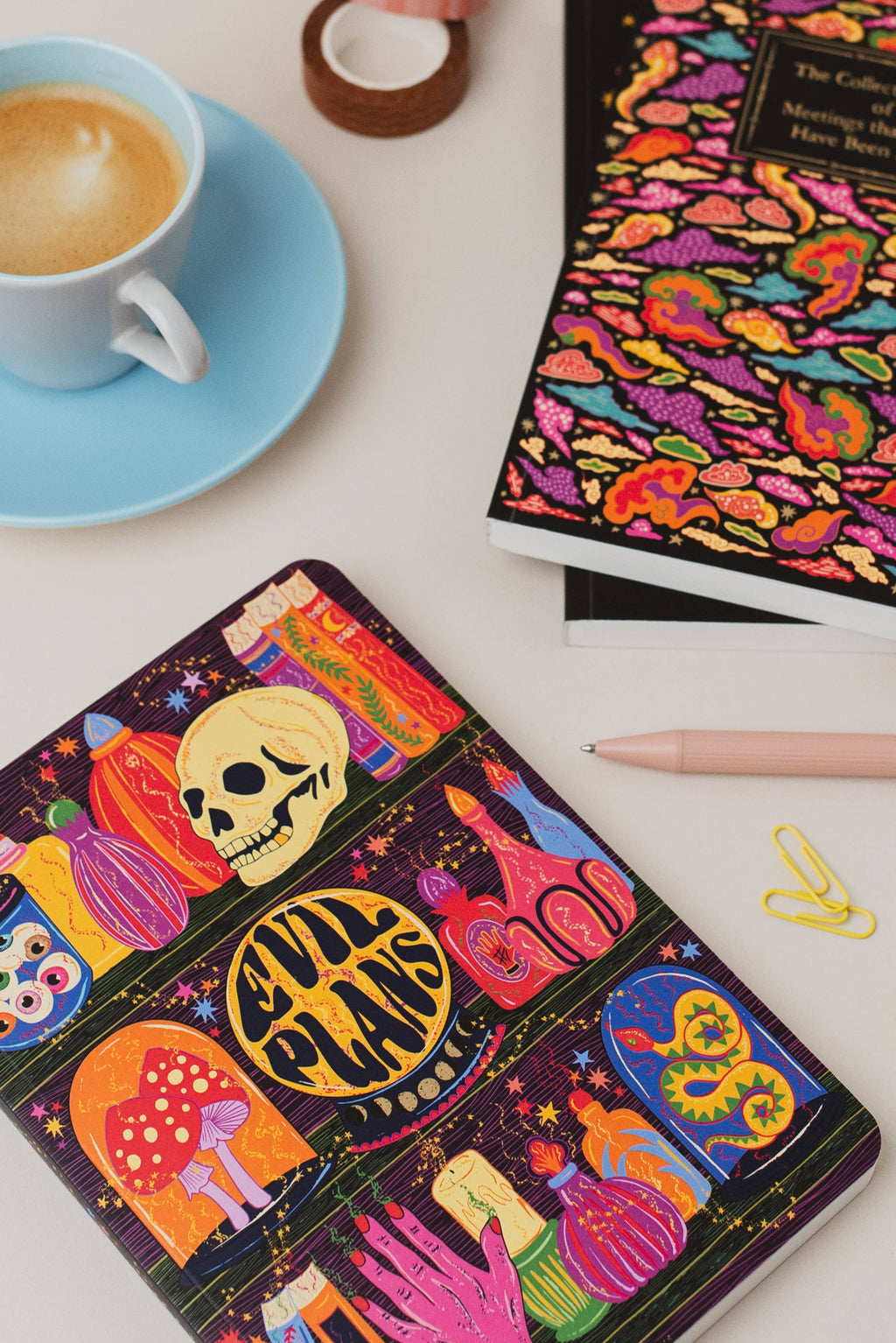 Cath Tate A5 Notebook - Evil Plans