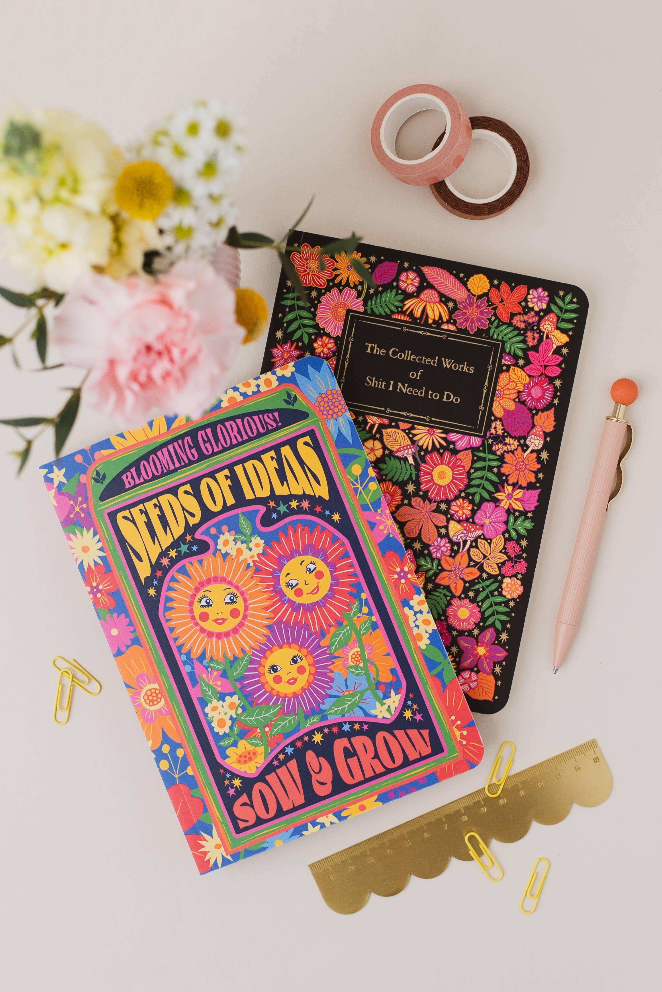 Cath Tate A5 Notebook - The Collected Works of Shit I Need To Do