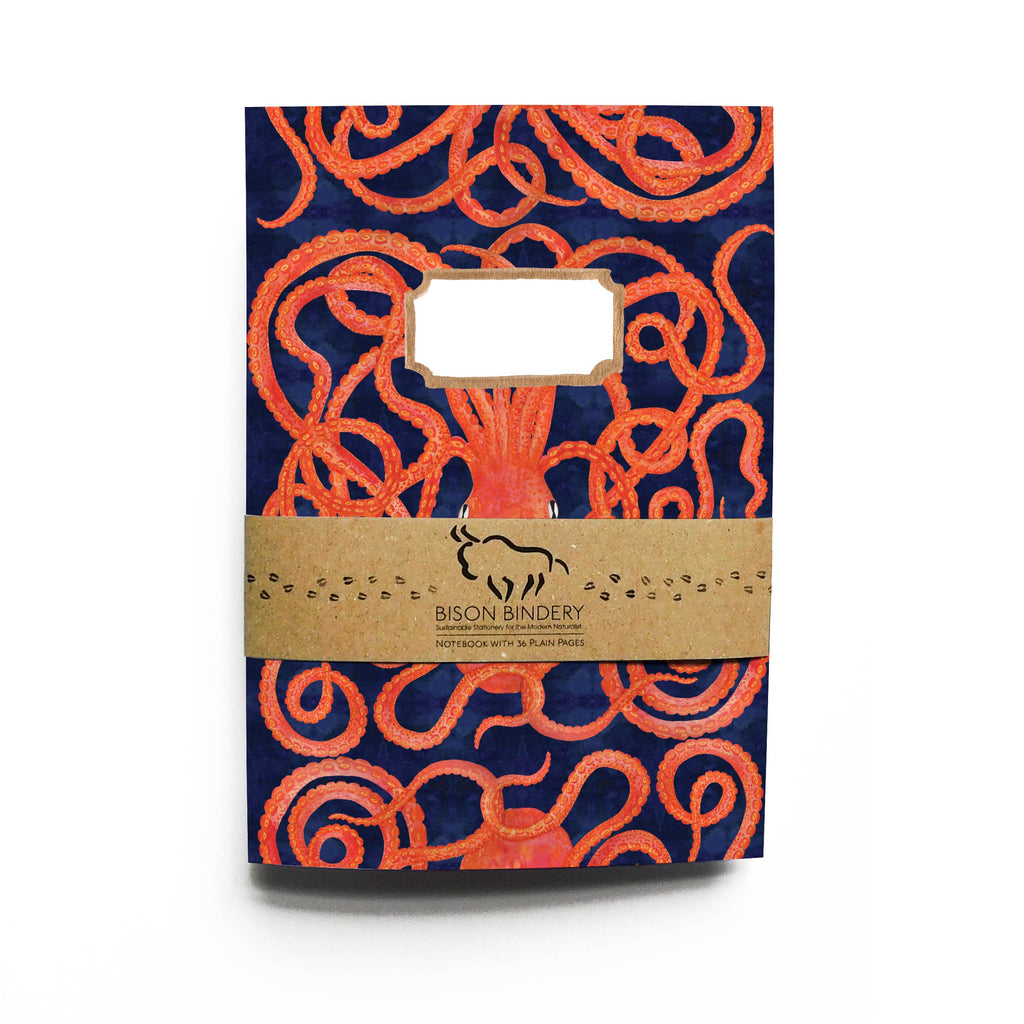Bison Bindery A5 Recycled Blank Notebook