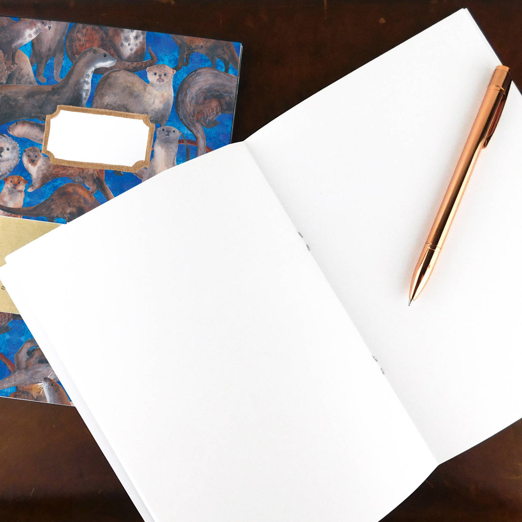 Bison Bindery A5 Recycled Blank Notebook