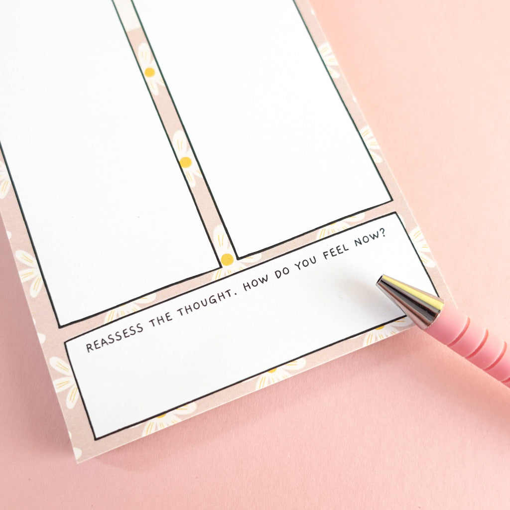 Sunshine Lane Thoughts vs Facts Notepad