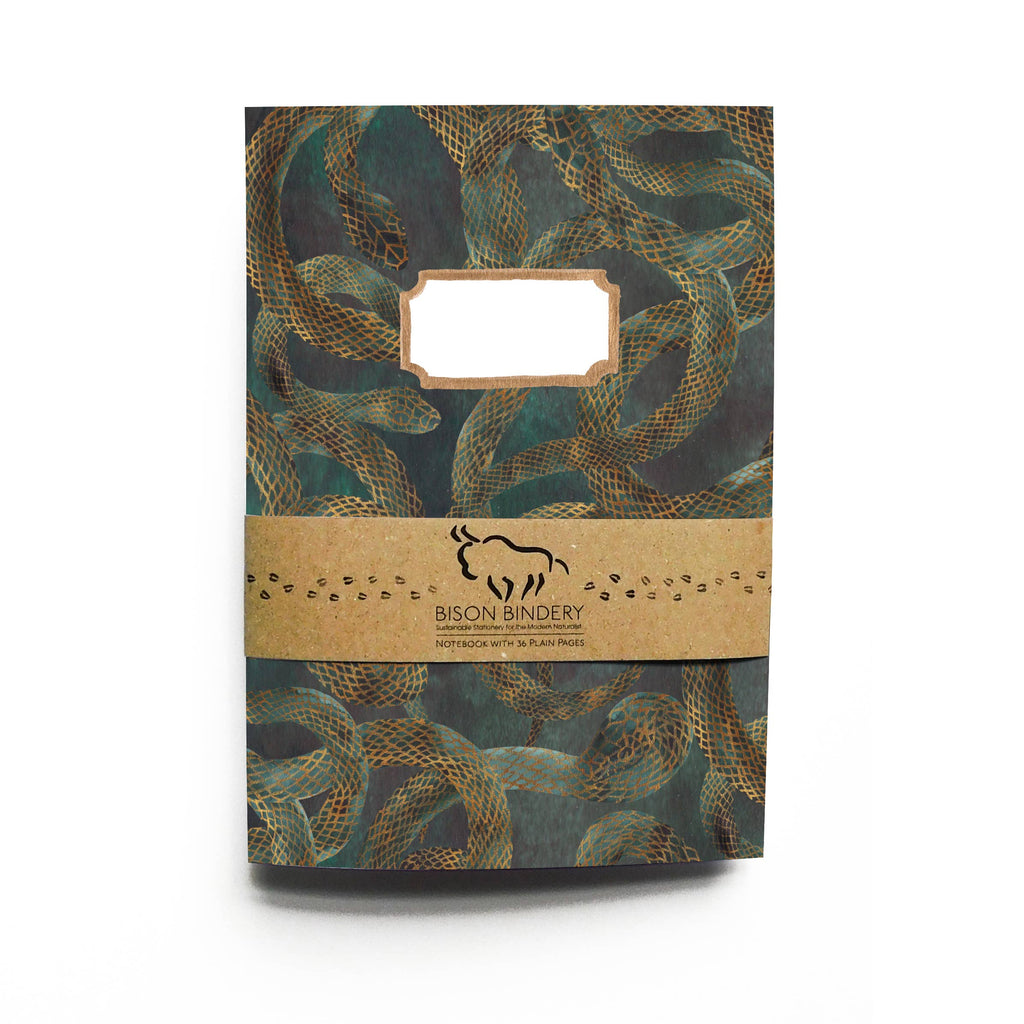 Bison Bindery A5 Recycled Blank Notebook
