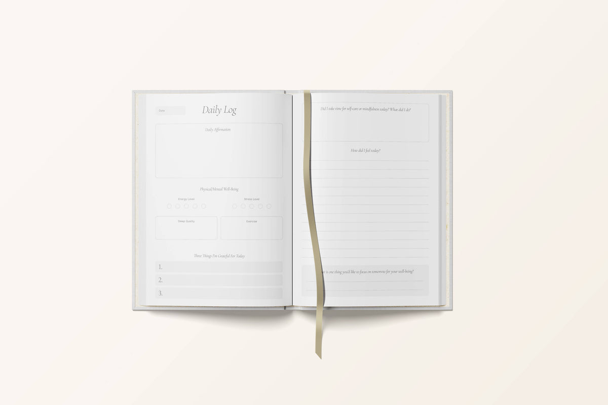 Yop & Tom Undated Wellness Journal - Body, Mind, Soul