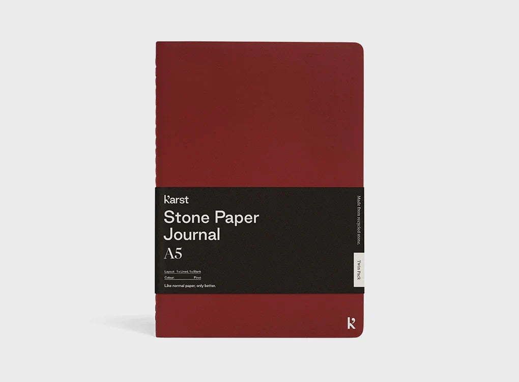 Karst Stone Paper A5 Journal Twin Pack