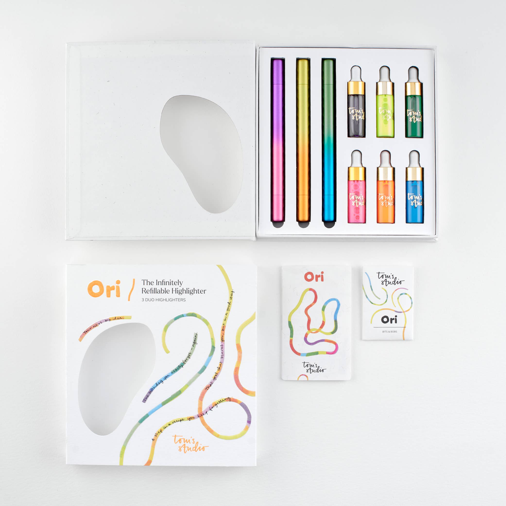 Tom's Studio Ori - Highlighter Set (3 Pens)