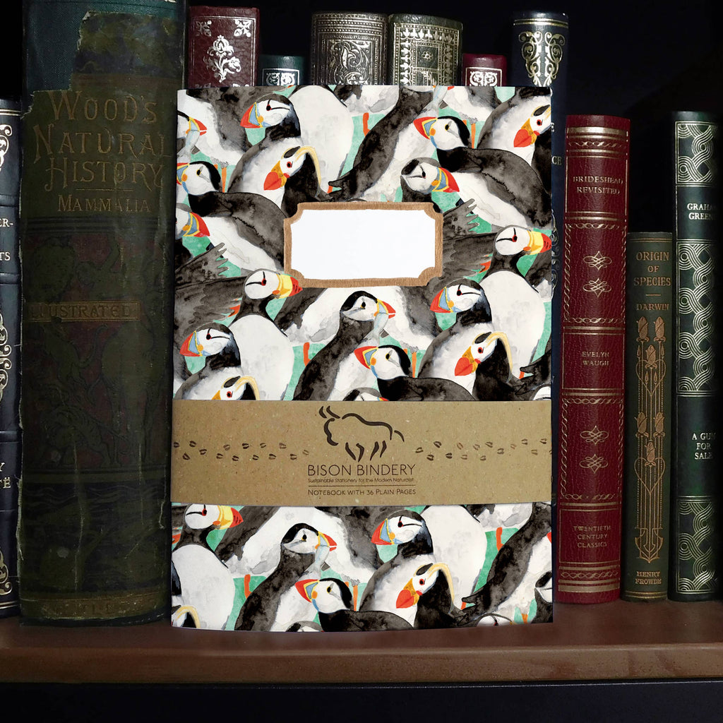 Bison Bindery A5 Recycled Blank Notebook
