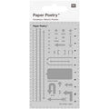 Paper Poetry Stencil - Arrows