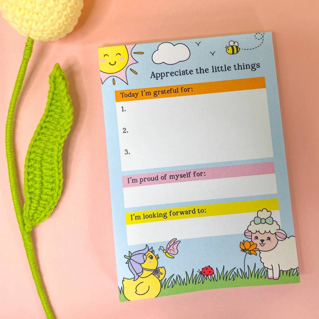 Sunshine Lane Appreciate the Little Things Gratitude Notepad A6