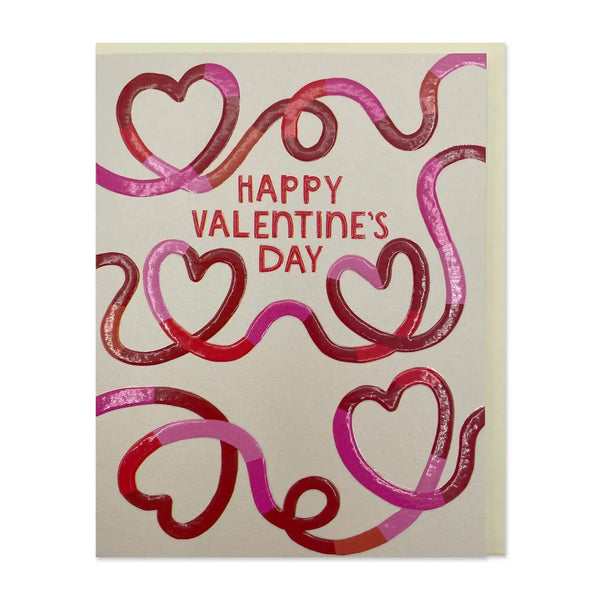 Raspberry Blossom - Happy Valentines Heart Card