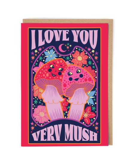 Cath Tate - I Love You Very Mush Greetings Card