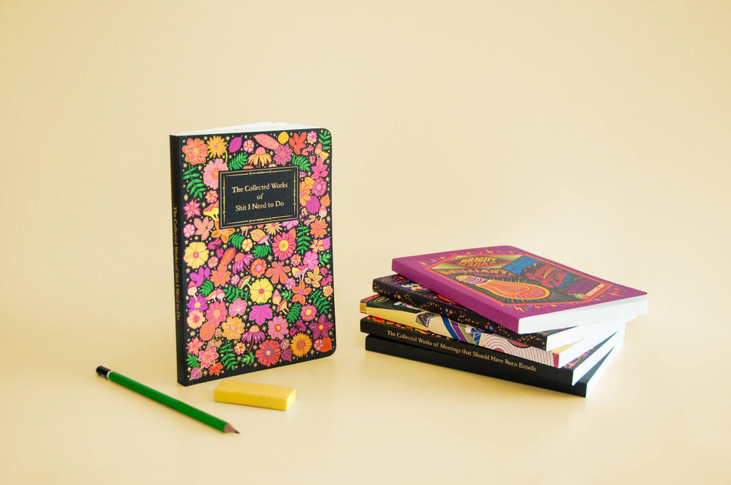 Cath Tate A5 Notebook - The Collected Works of Shit I Need To Do