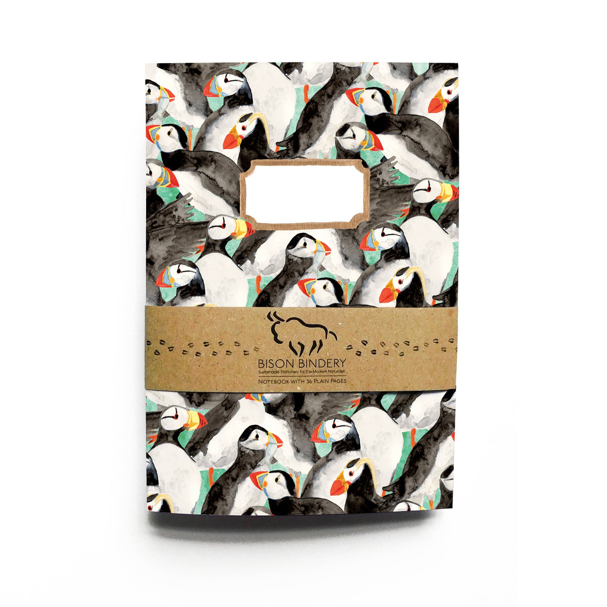 Bison Bindery A5 Recycled Blank Notebook
