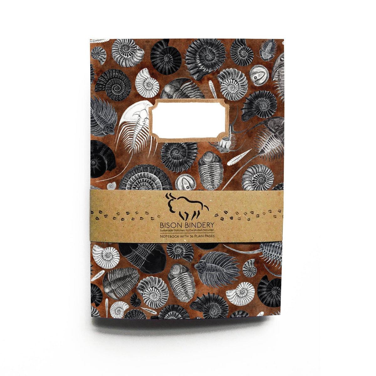 Bison Bindery A5 Recycled Blank Notebook