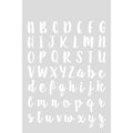 Paper Poetry Self-Adhesive Stencil - Letters