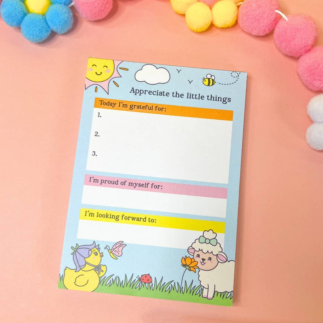 Sunshine Lane Appreciate the Little Things Gratitude Notepad A6