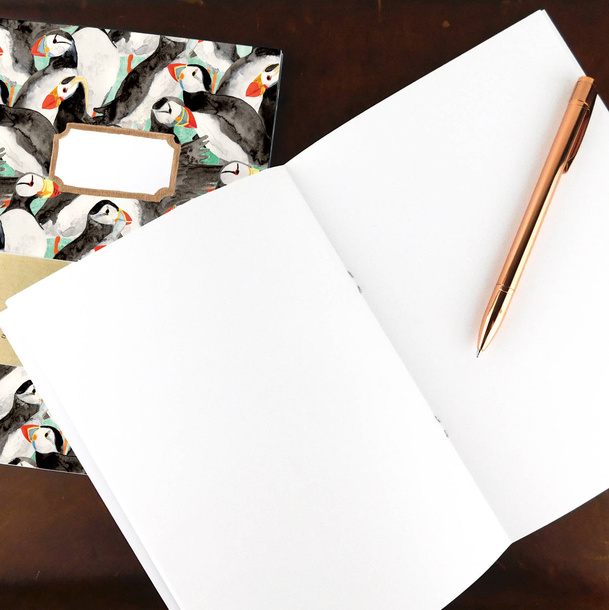 Bison Bindery A5 Recycled Blank Notebook