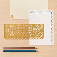 Another Studio -Brass Design Stencils