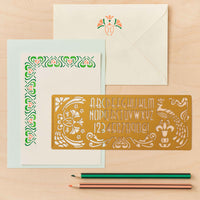 Another Studio -Brass Design Stencils