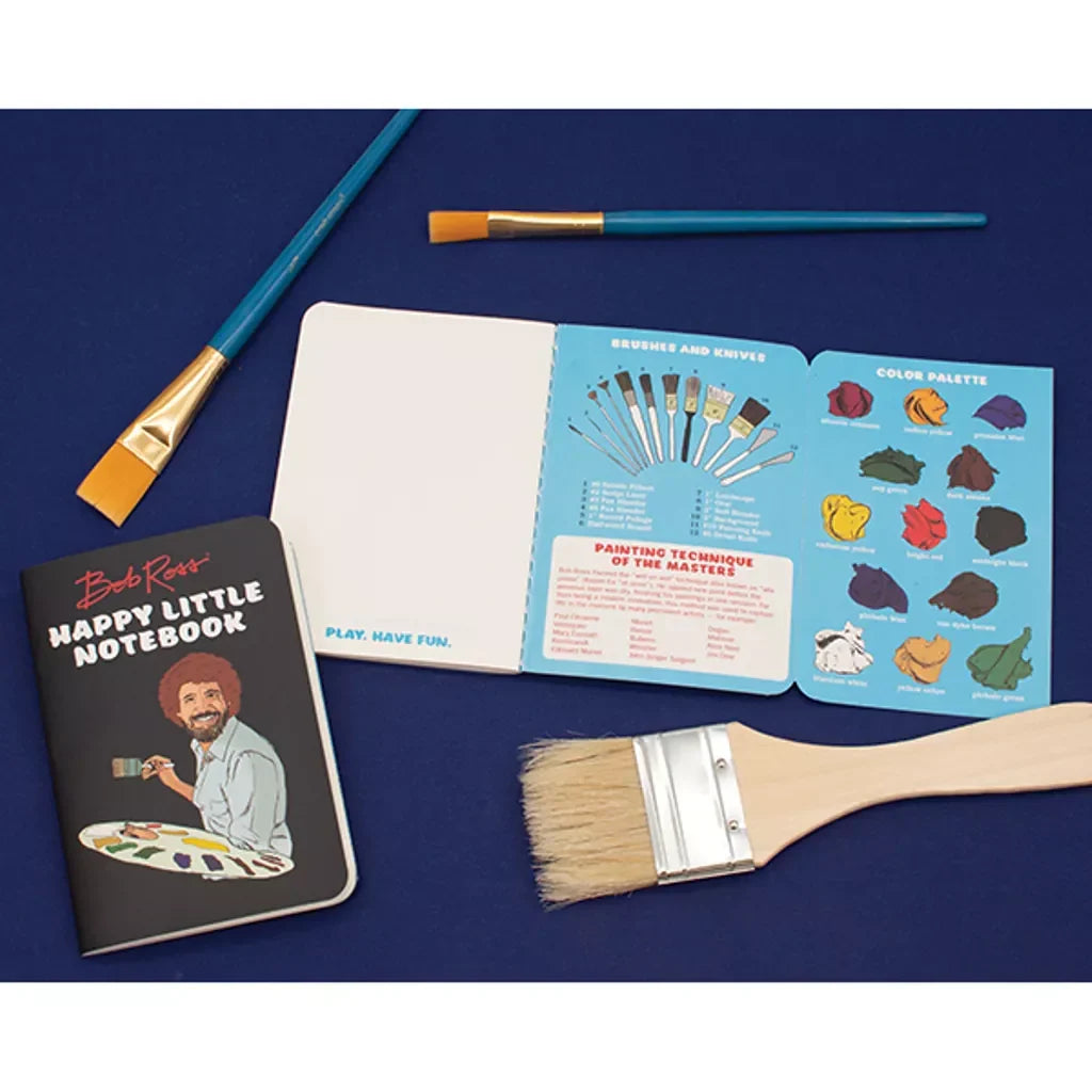 The Unemployed Philosophers Guild Bob Ross Happy Little Notebook