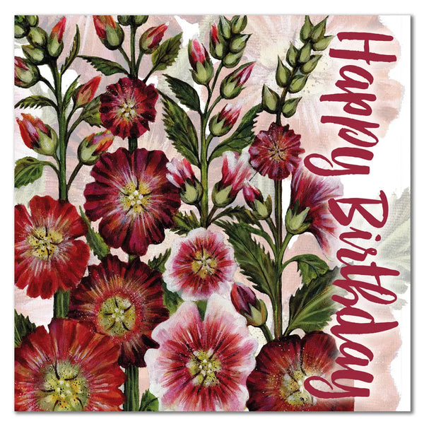 Emma Ball Happy Birthday Holly Hocks