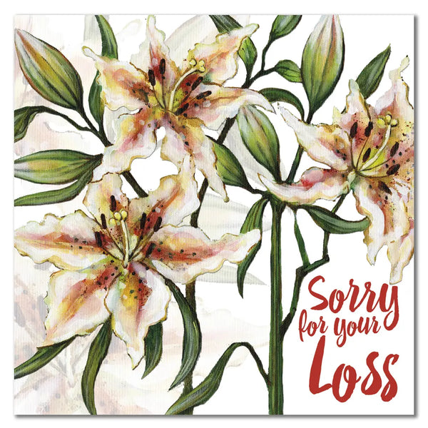 Emma Ball Sorry For Your Loss Lilly Flower