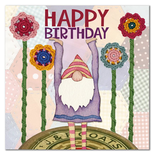 Emma Ball Joy Gnome Birthday Card