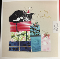 Louise Mulgrew - Merry Christmas Cat Card