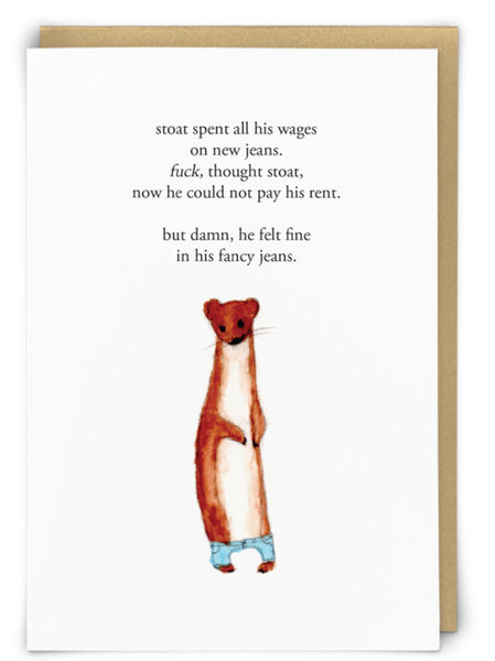 Redback Card - Stoat