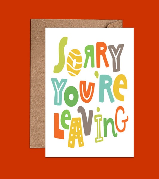 We Act Sorry You Are Leaving Graphic Card
