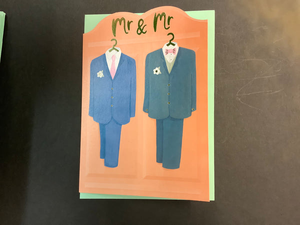 Raspberry Blossom - Mr and Mr Card