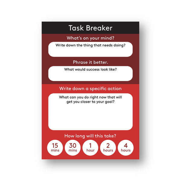 Ingenious Ink - Task Breaker A7 Notepad