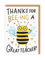 Ohh Deer - Thanks for Bee-ing a Great Teacher Card
