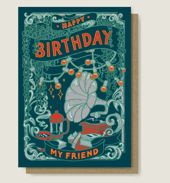 Genealityart Home Brew Card - Birthday Tunes