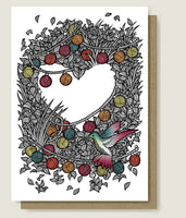 Genealityart Dapper Dudes Card - String of Hearts