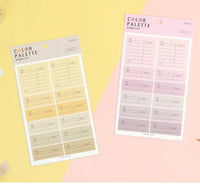 Paperian Colour Palette Stickers - Memo
