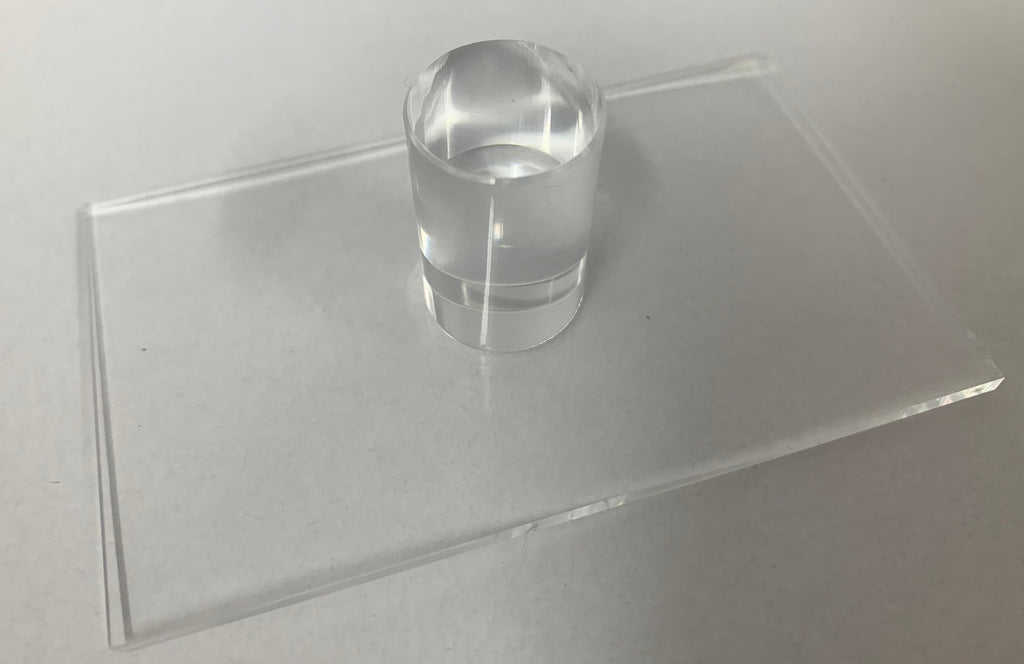 Paper Poetry Acrylic Stamp Block for Silicone Stamps