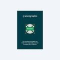 Storigraphic Knit Wooden Pin Badge