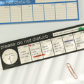 Paperian Do Not Disturb Dateless Weekly Desk Planner Pad